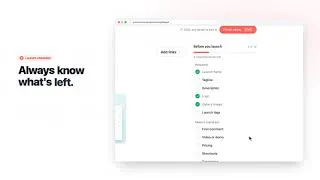 Product Hunt Visual Launch Editor gallery image
