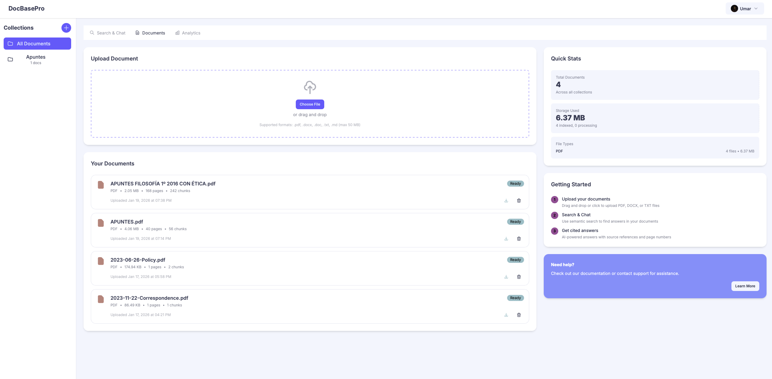 DocBasePro - Screenshot 2 showing product features and functionality