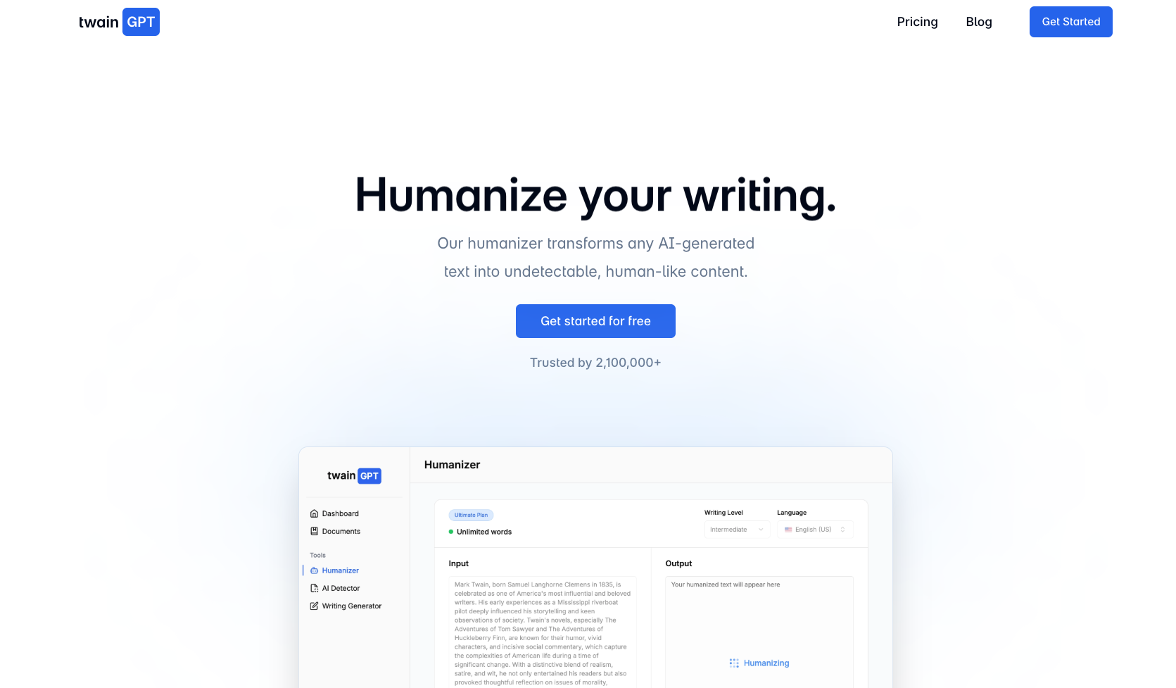 TwainGPT gallery image