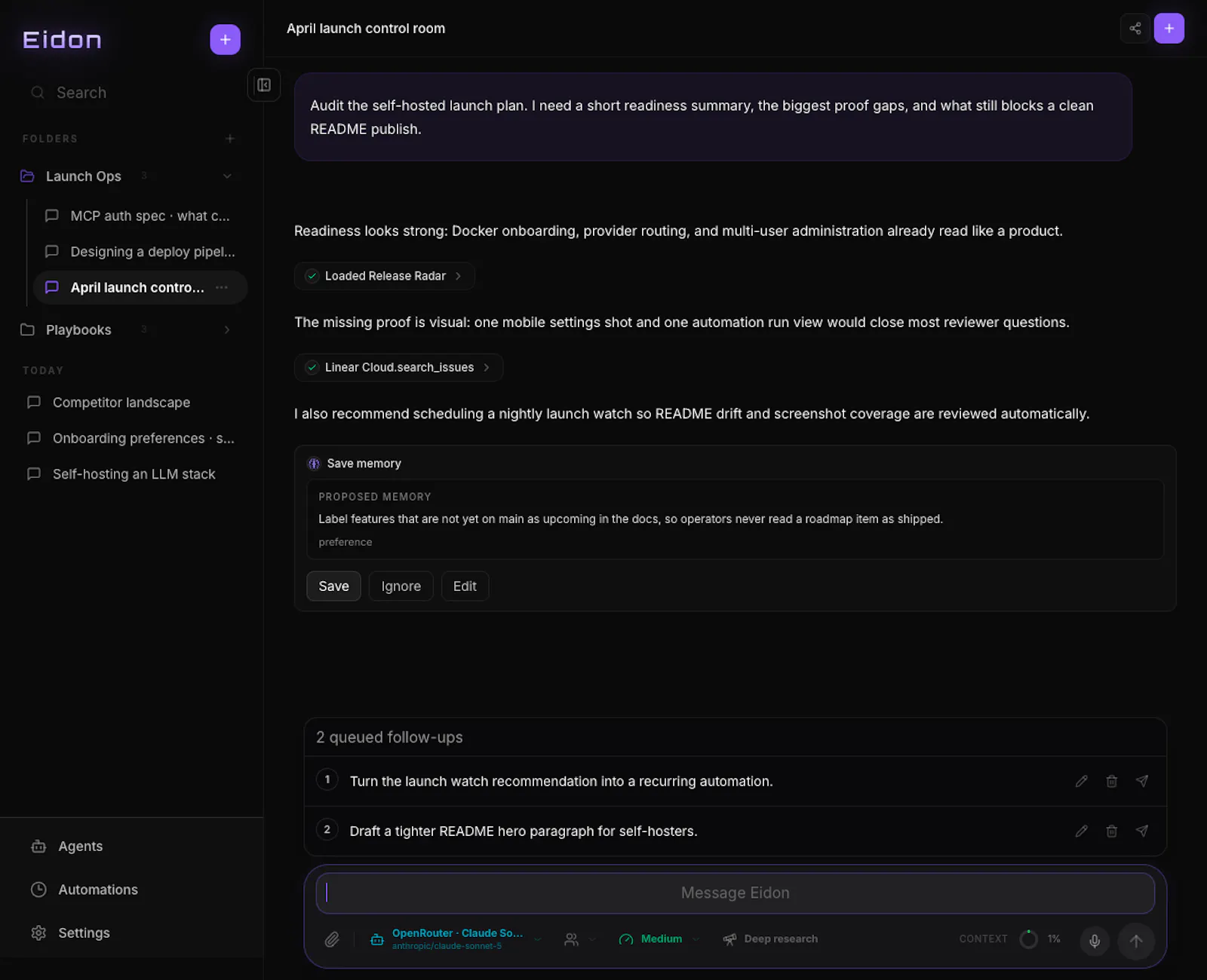 Eidon screenshot 1