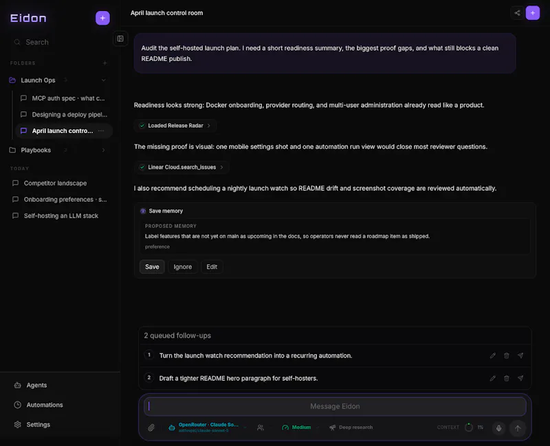 Eidon screenshot 1