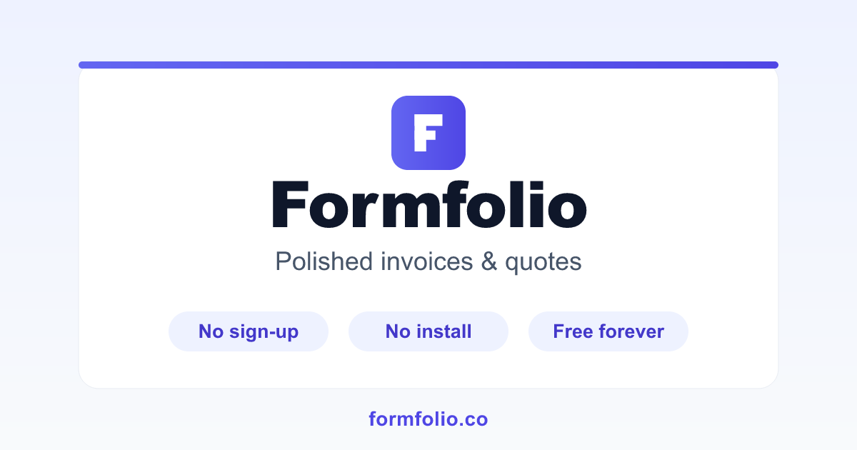 Formfolio gallery image