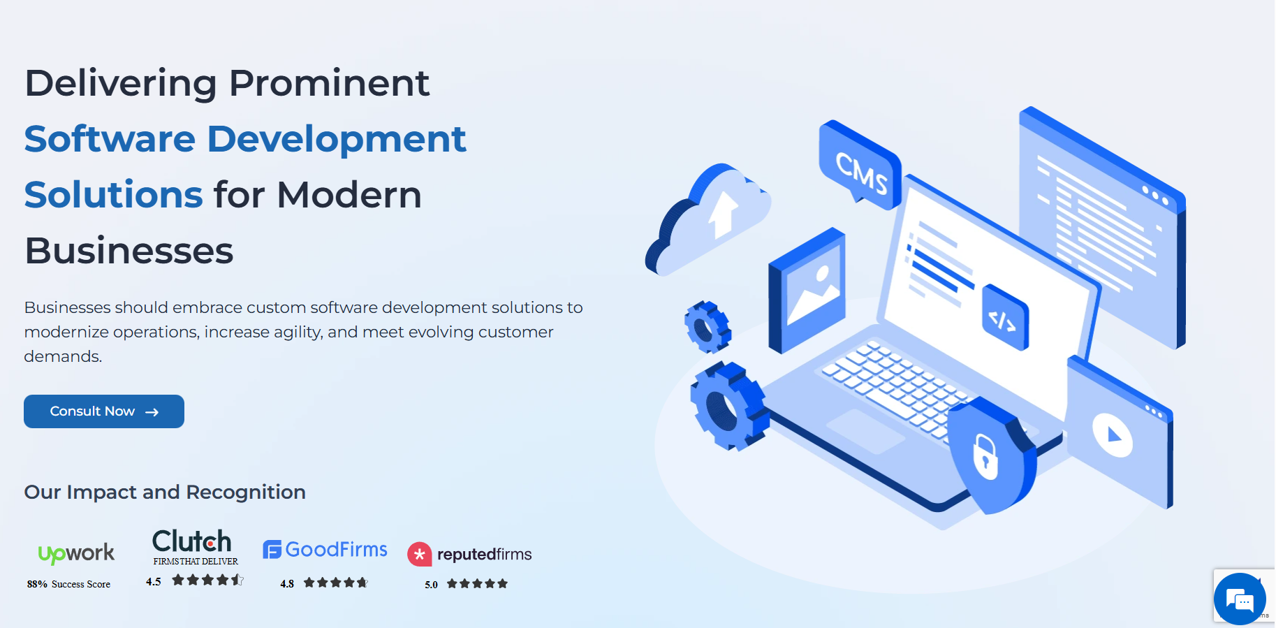 Custom Software Development Solutions  - Main product screenshot demonstrating key features and user interface