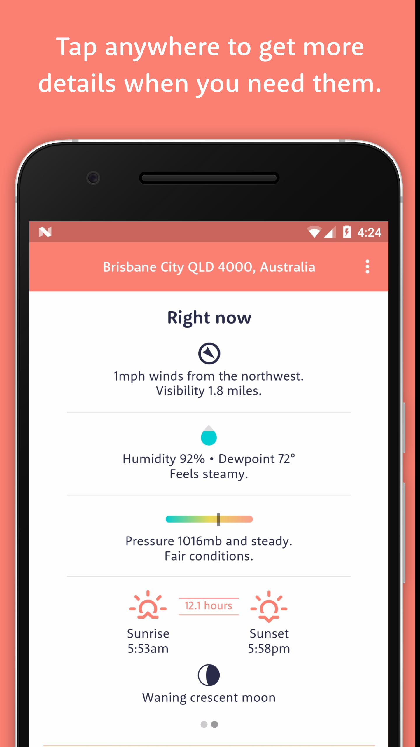 Hello Weather for Android gallery image