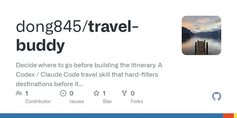 Travel Buddy screenshot 1