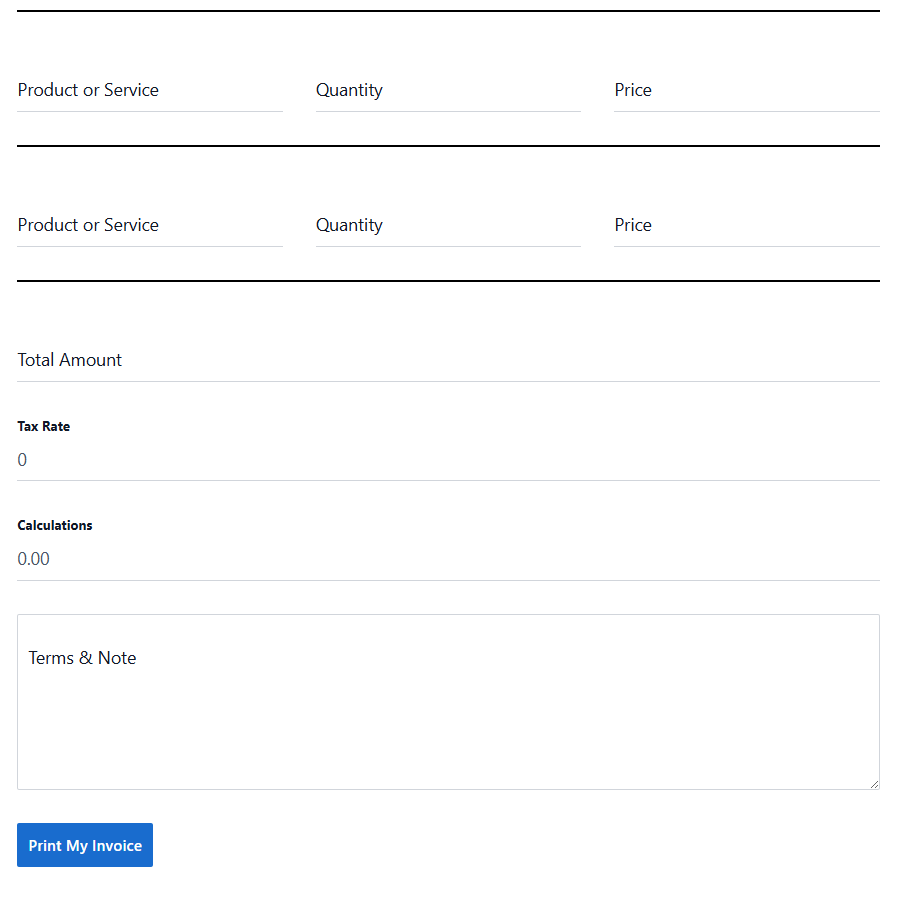 Free Invoice Maker gallery image