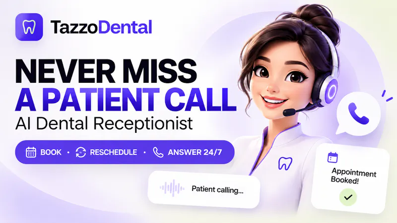 Tazzo Dental AI Receptionist screenshot 1