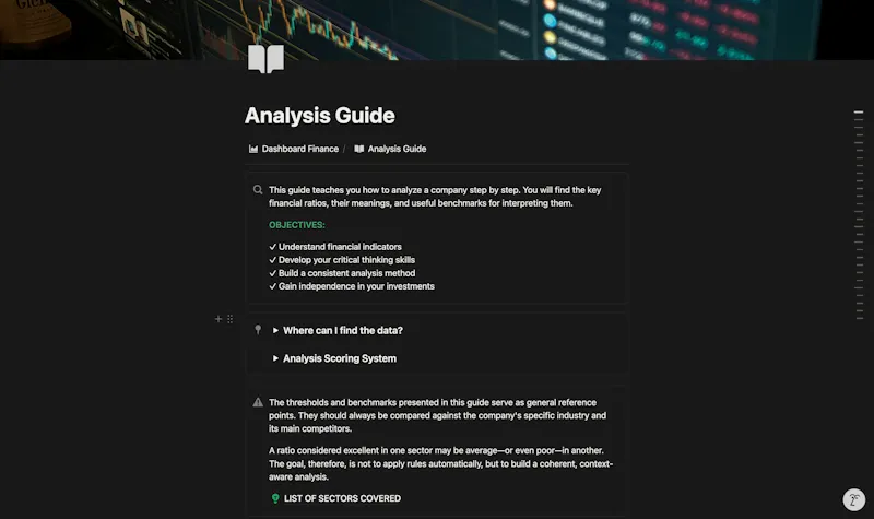 Investment Dashboard: Notion Template screenshot 3