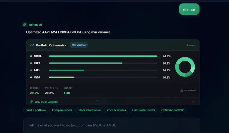 Adrima screenshot 2