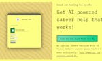 AI-powered career advisor service image