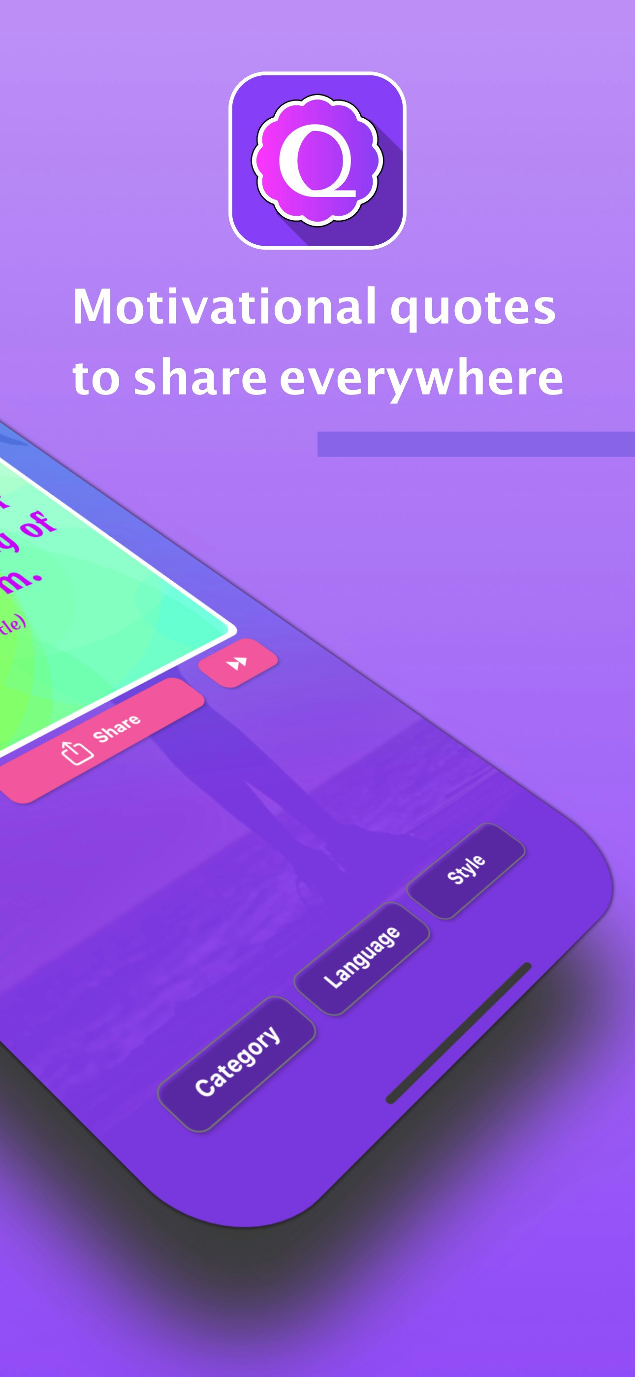 Citas motivacionales - Aplicación para iOS y Android para inspirarme en citas motivacionales media 2
