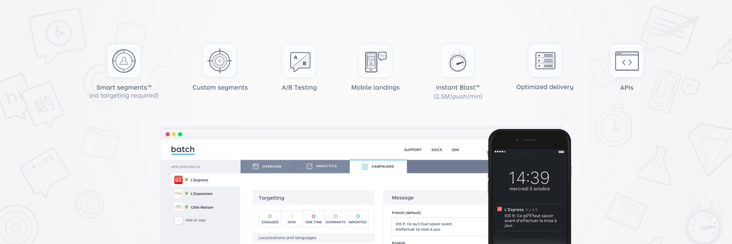 ProductHunt banner for @batch