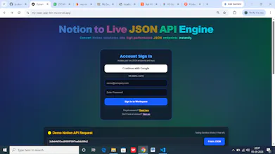 Notion to JSON Engine gallery image