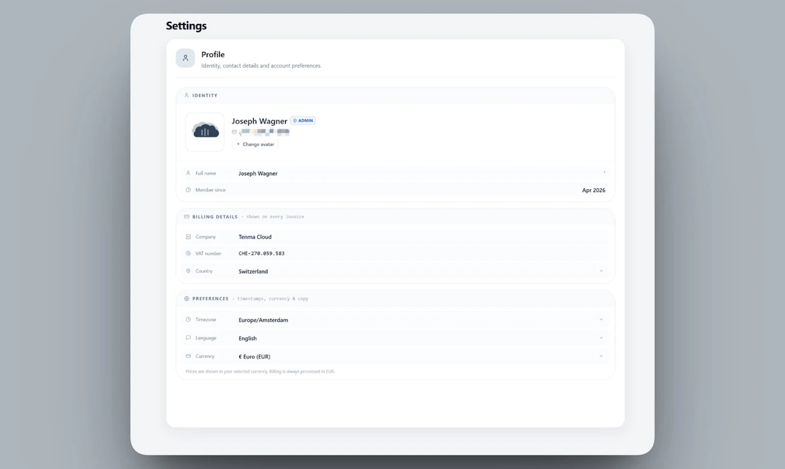 Tenma Cloud - VPS  screenshot 6