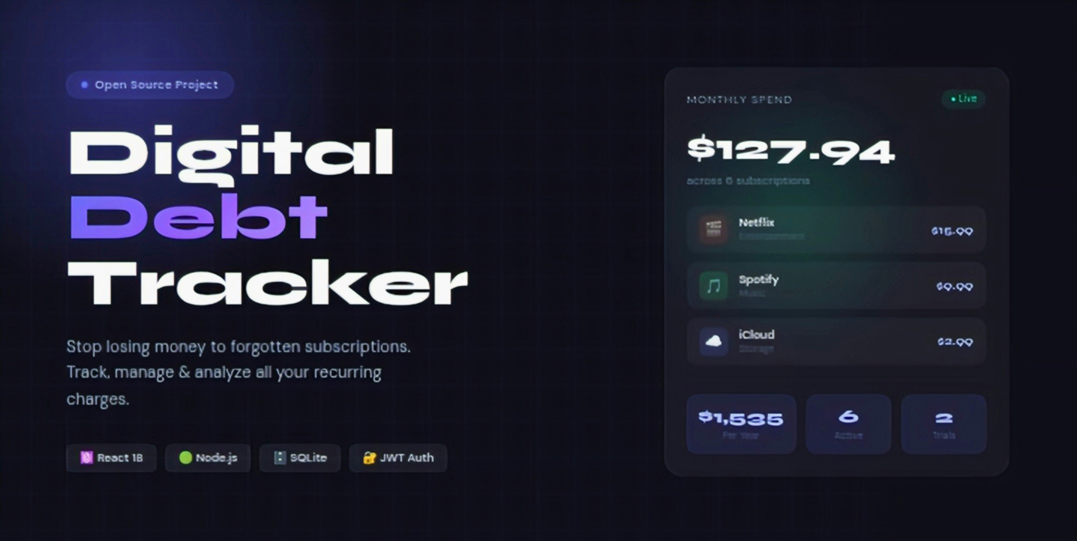 Digital Debt Tracker gallery image