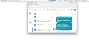 Google Voice Mac App gallery image