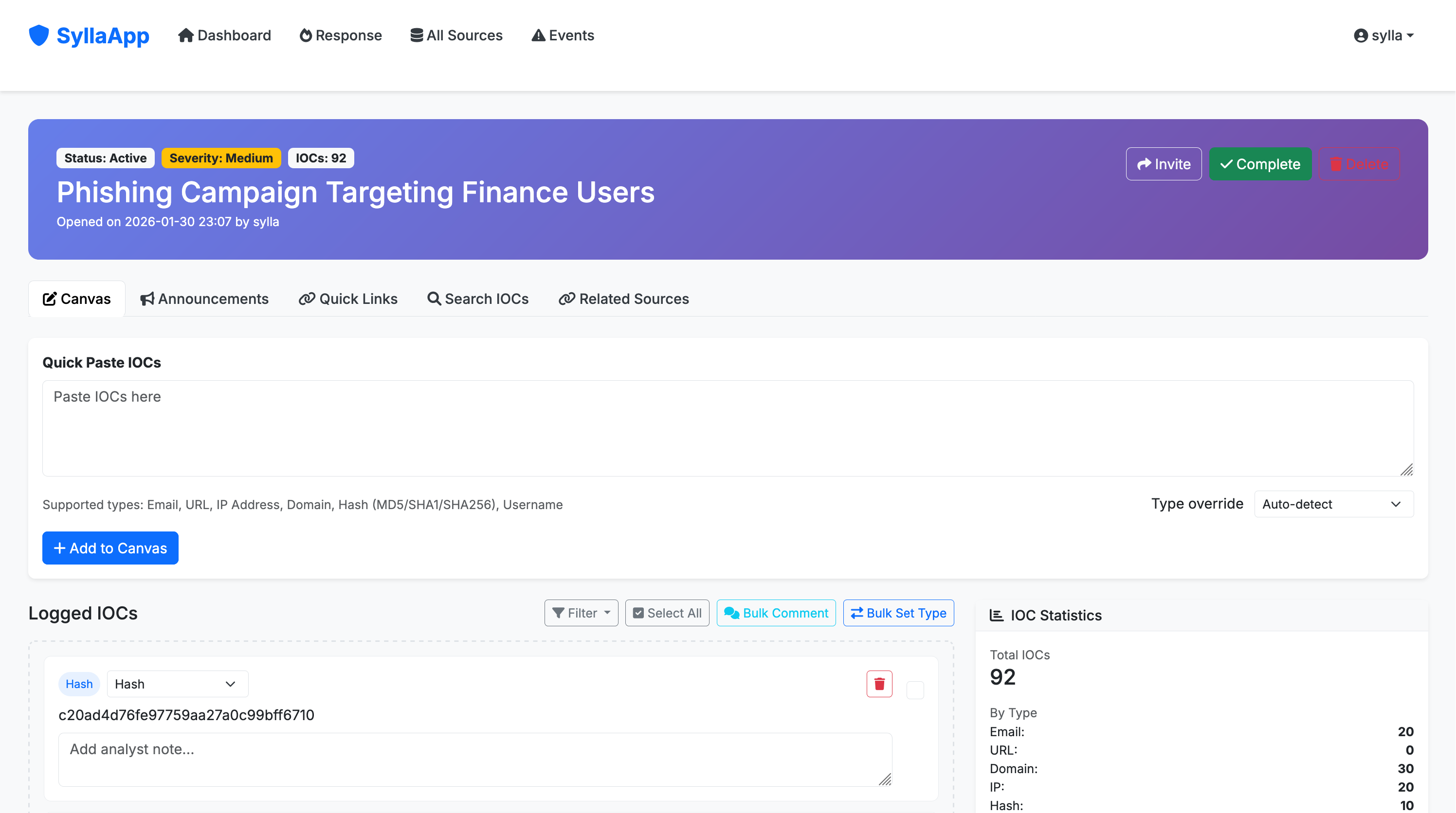 SyllaApp - Analyst Intelligence Platform gallery image