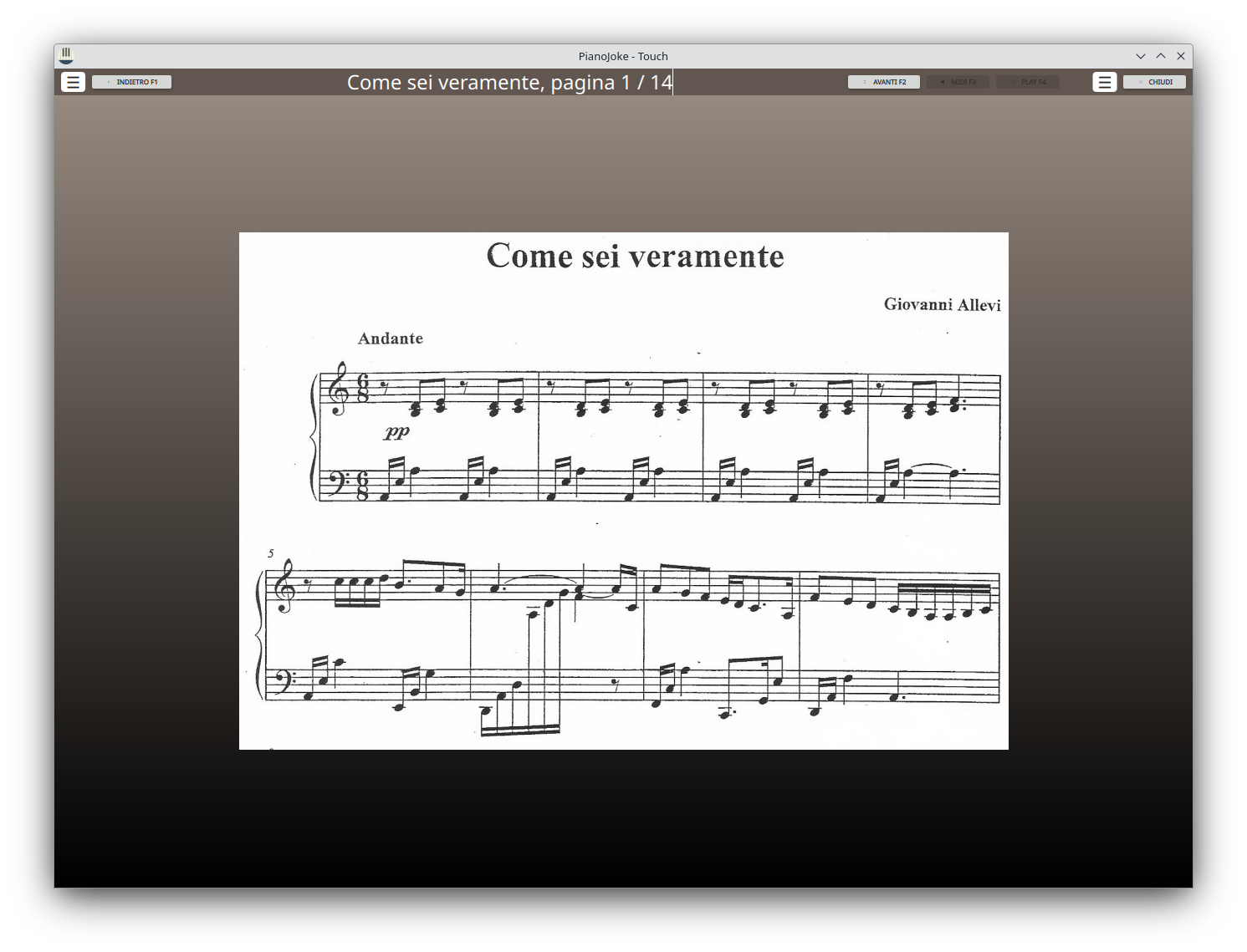 Pianojoketouch - Supporto musicale elettronico, per fogli musicali media 2