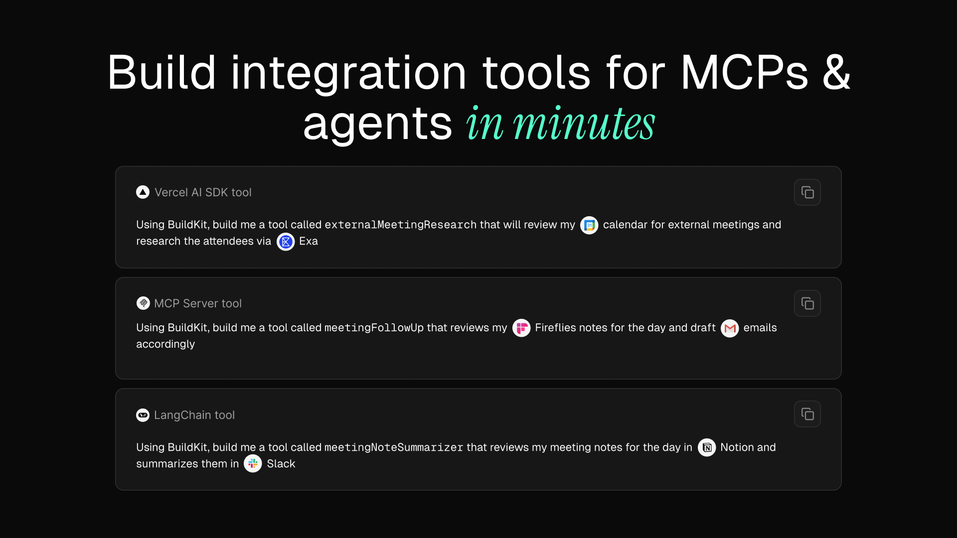 buildkit 2.0 - สร้างเครื่องมือการรวมสำหรับ MCPS และตัวแทนในไม่กี่นาที media 2