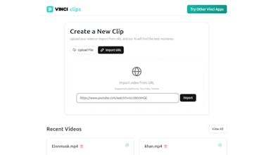 Clips - Open Source AI Clipping Tool gallery image