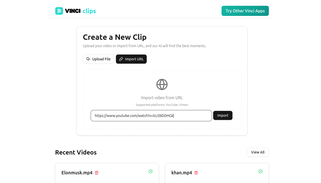 Clips - Open Source AI Clipping Tool - The fastest way to turn hour-long videos into viral shorts media 1