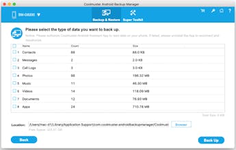 Coolmuster Android Backup Manager (Mac) gallery image