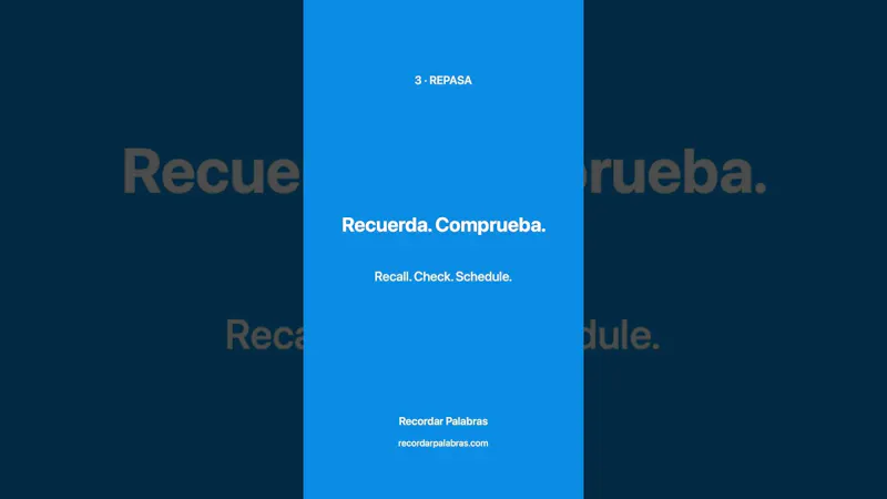 Recordar Palabras screenshot 1 (video preview)