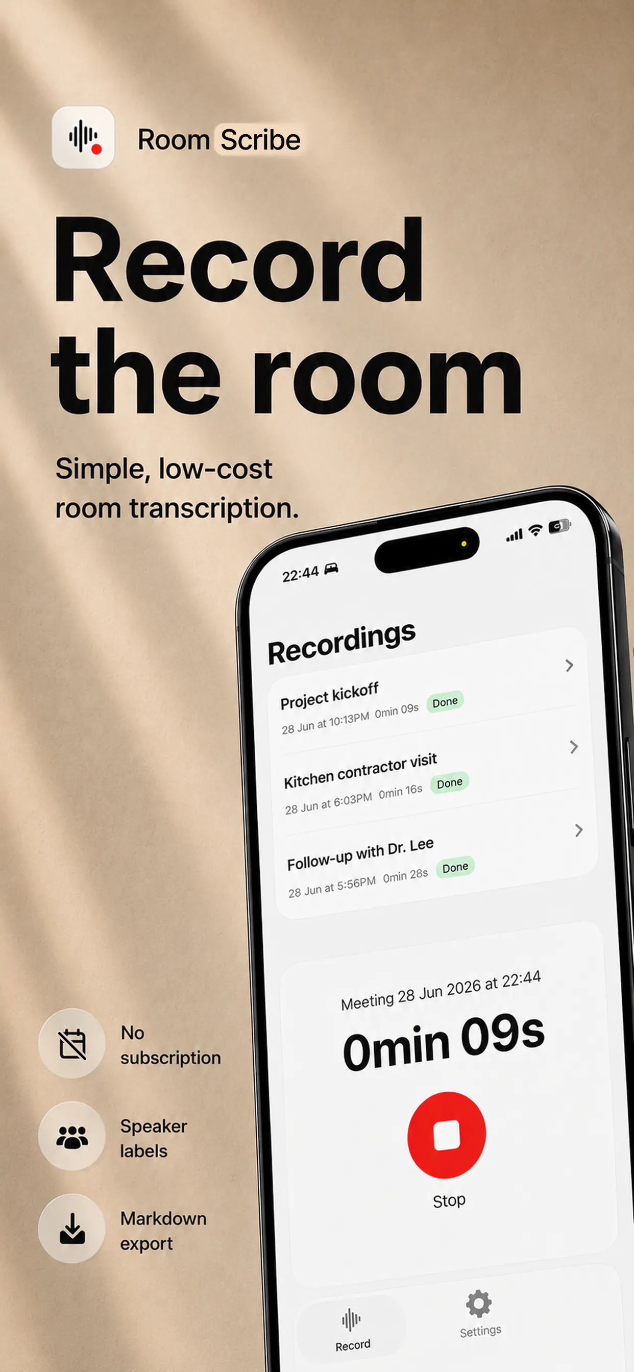Room Scribe - Launch Day! gallery image