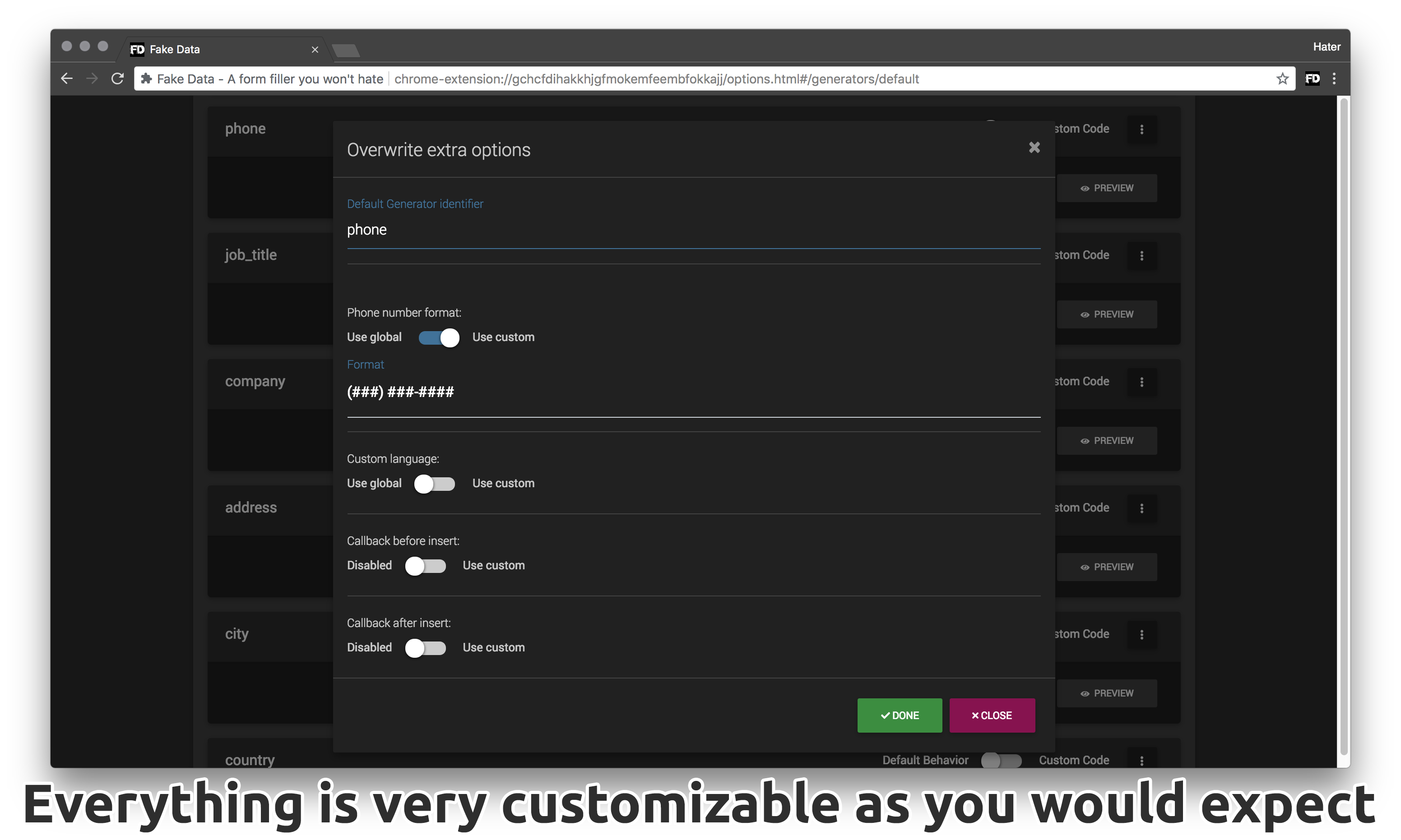 Fake Data gallery image