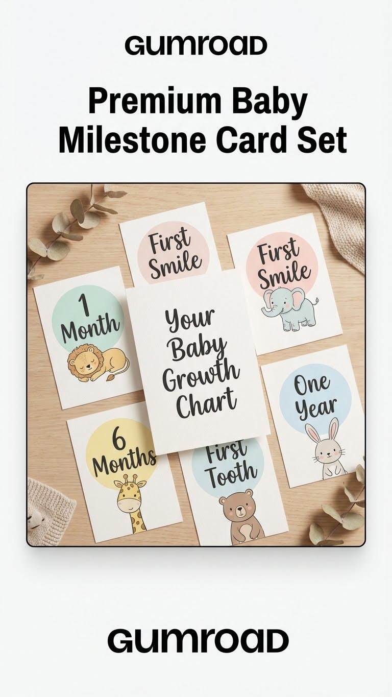 Your Baby Growth Chart – Editable Canva gallery image