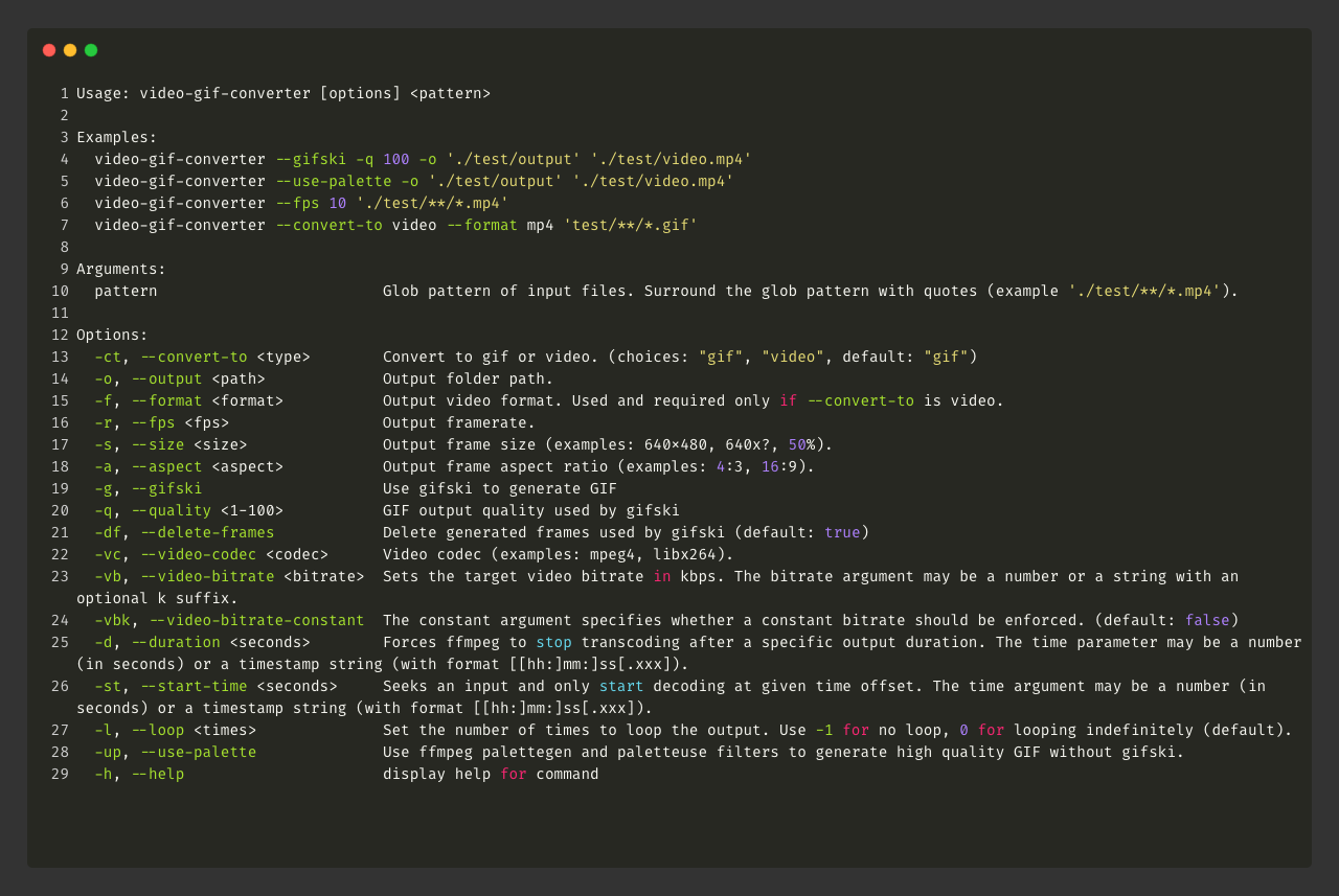 Média vidéo-convertisseur - Vidéo de GIF et Convertisseur Viceversa Utilisation de FFMPEG et GIFSKI 2