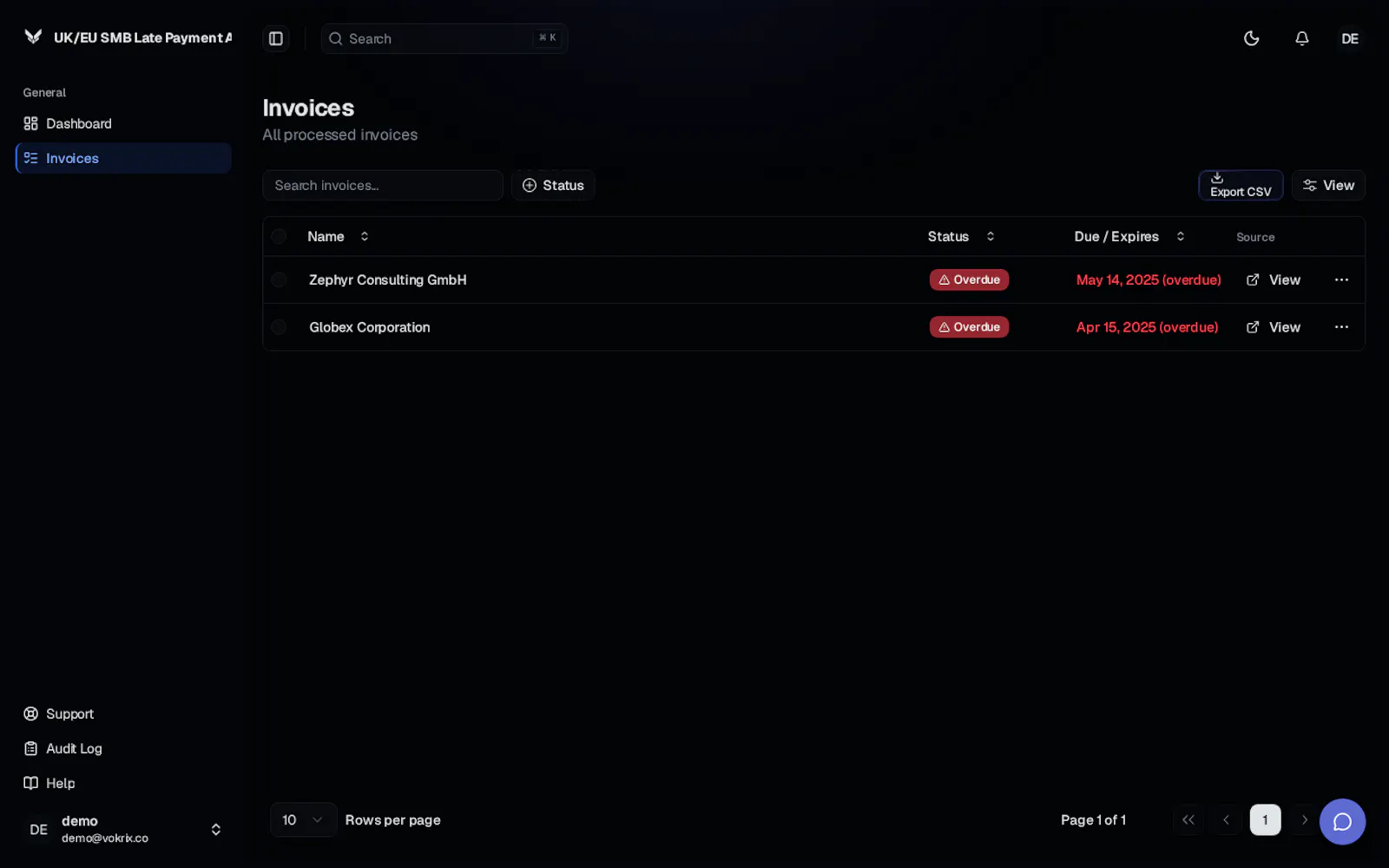 Late Payment Auto-Chaser & Statement screenshot 1