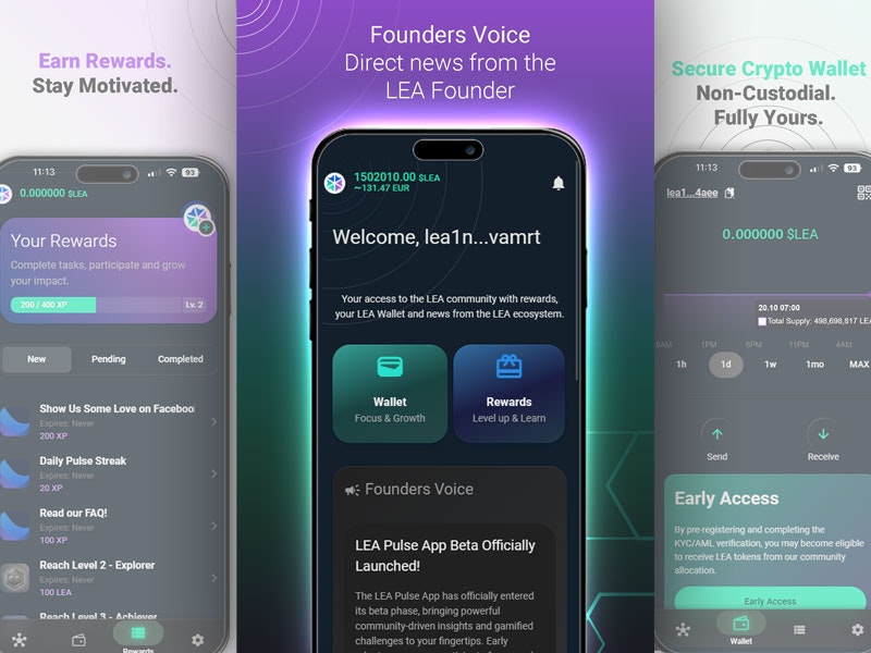LEA Blockchain - Screenshot 3 showing product features and functionality
