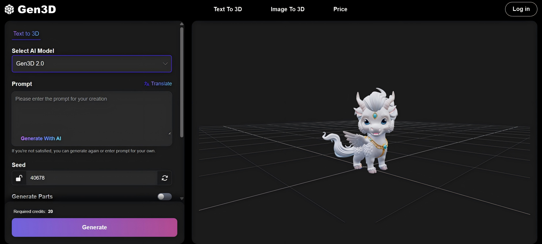Gen3D -AI 3D发电机 - AI 3D发电机图像至3D＆TEXT to 3D在秒内|Gen3d媒体4