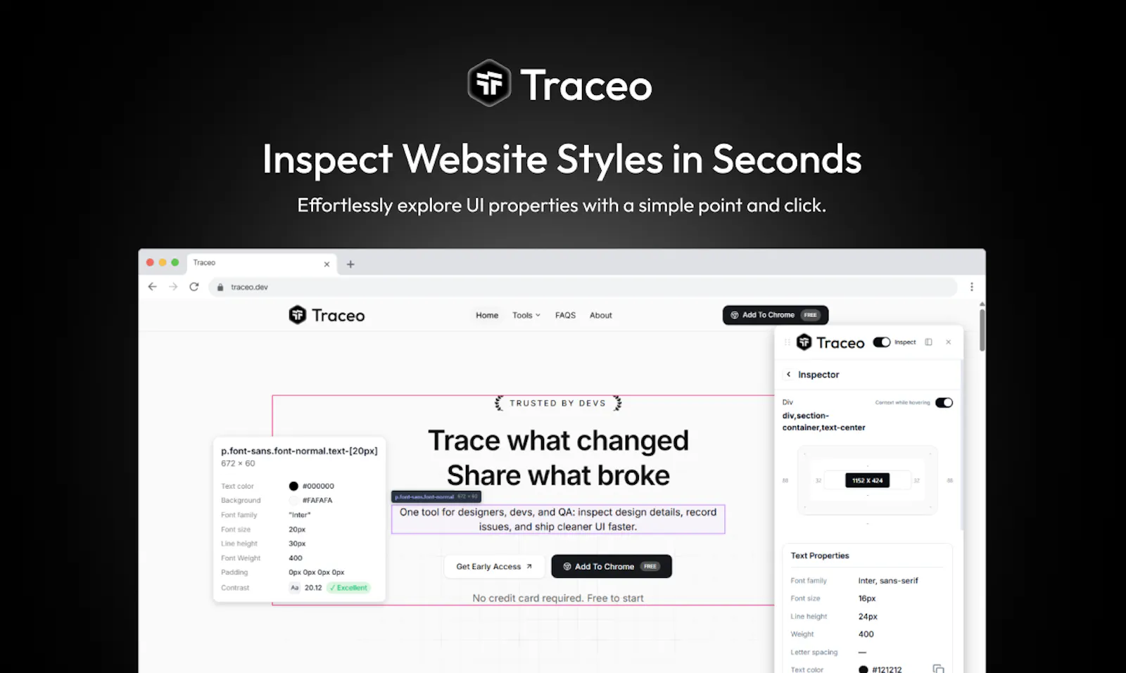 Traceo screenshot 2