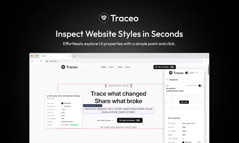 Traceo screenshot 2