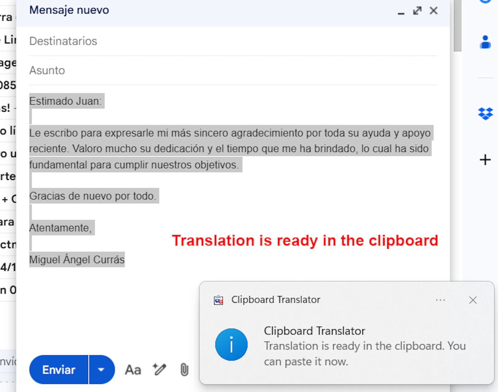 Clipboard Translator screenshot 6
