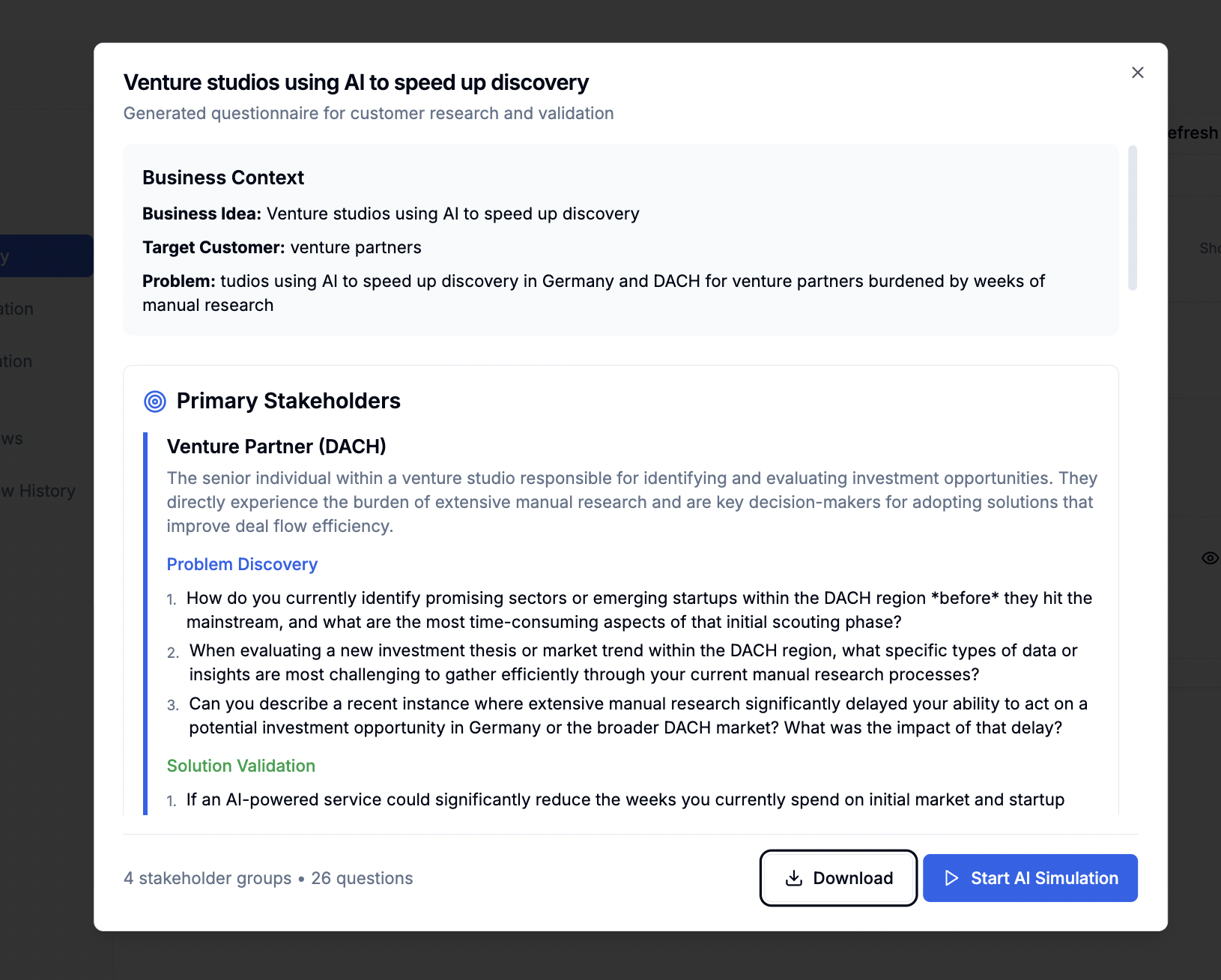 AxWise - AI User Discovery Engine gallery image