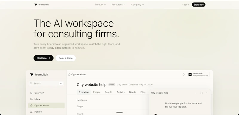 Teampitch screenshot 1