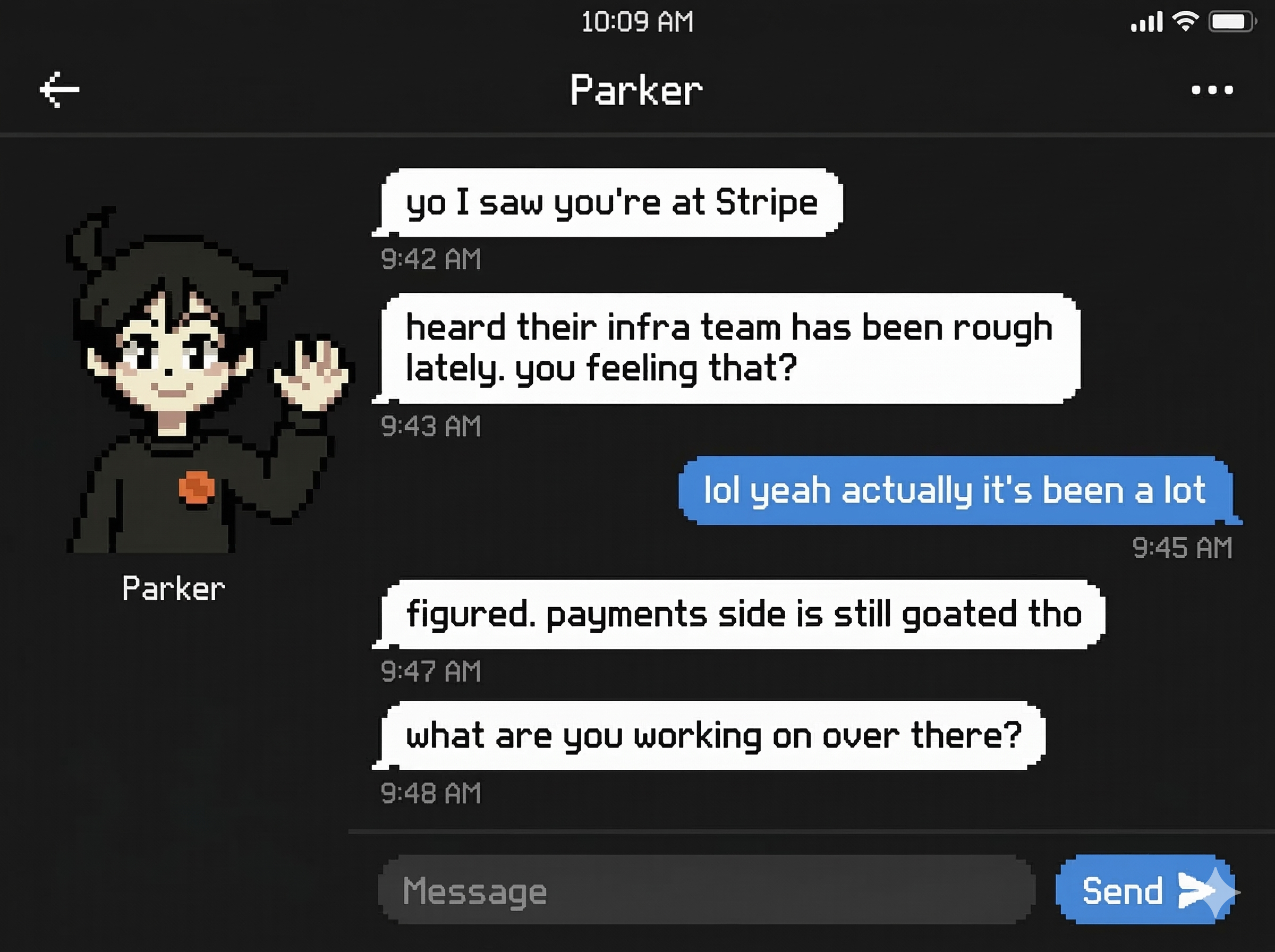 Parker by Perfectly - Screenshot 2 showing product features and functionality