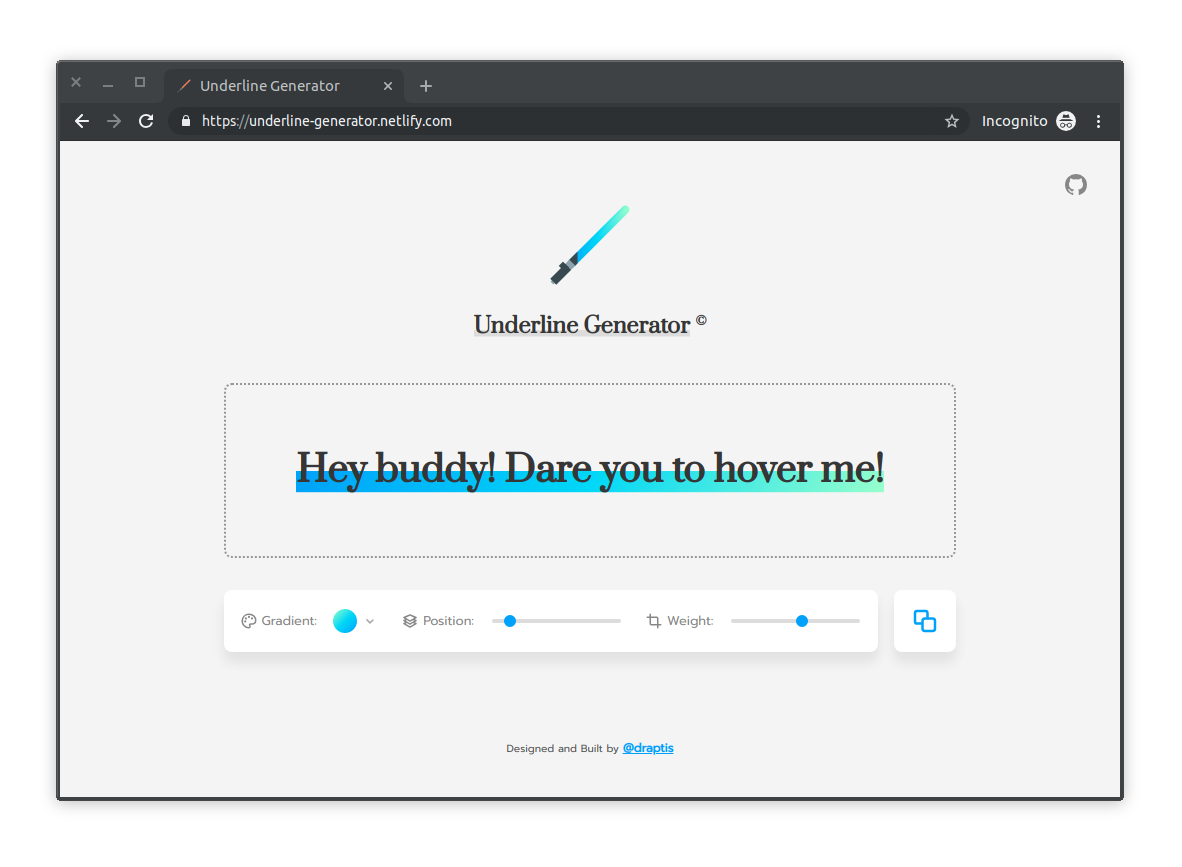 Underline Generator gallery image