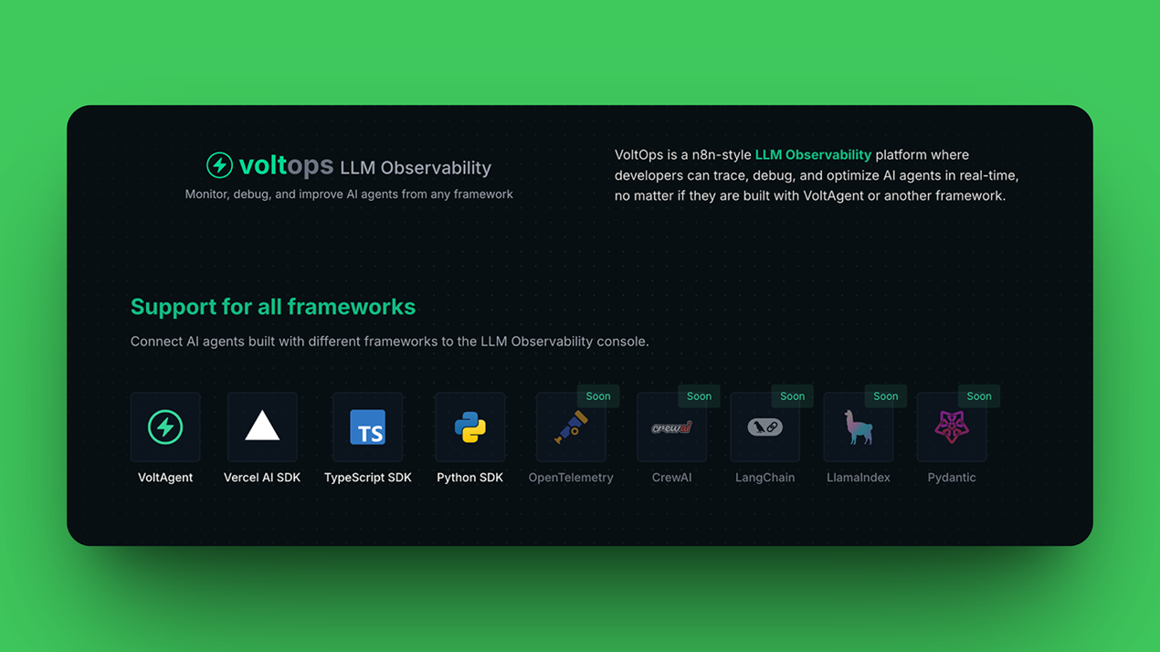 startuptile VoltOps-Trace debug and monitor AI agents apps in n8n-style