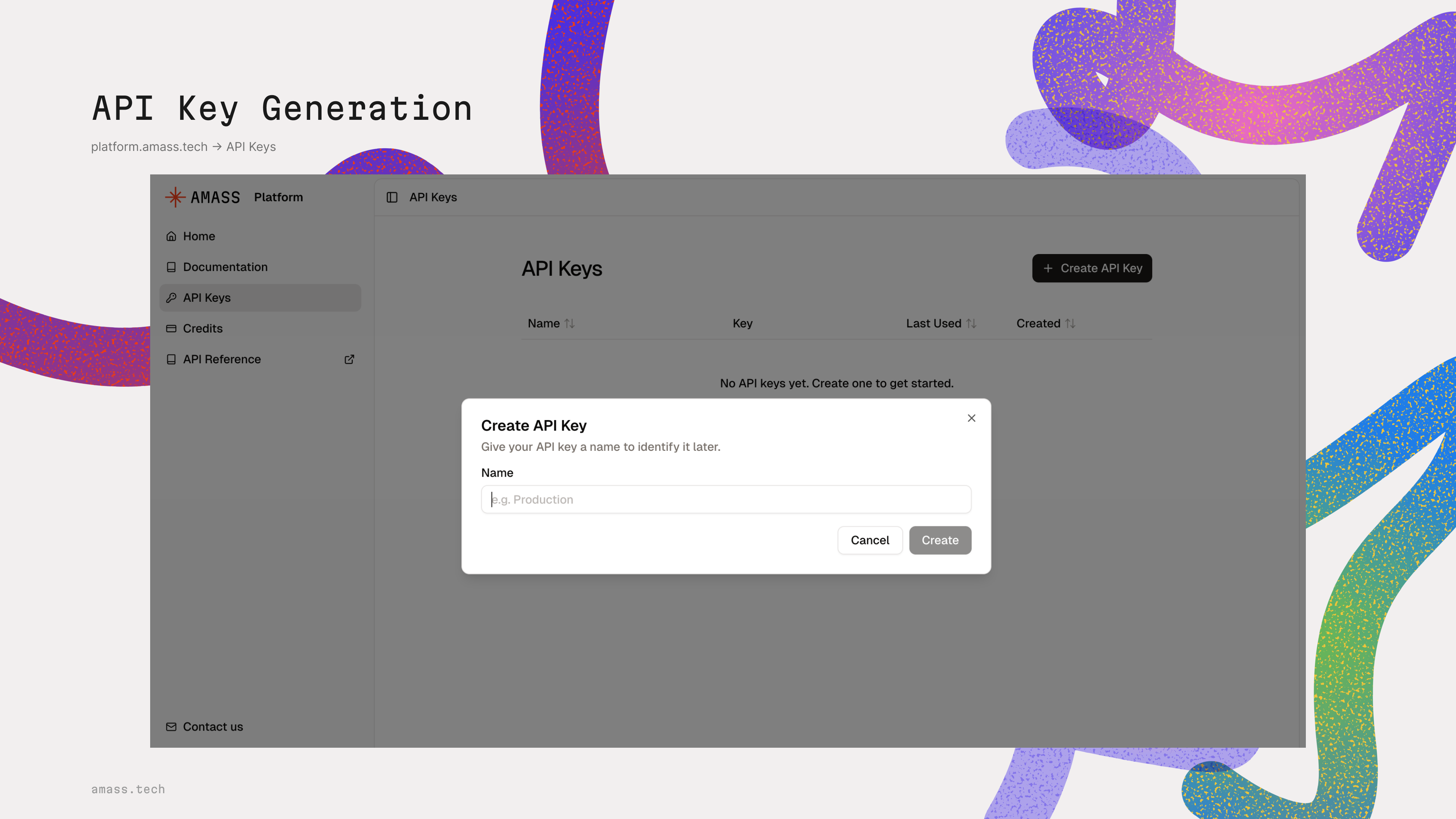 Amass API gallery image