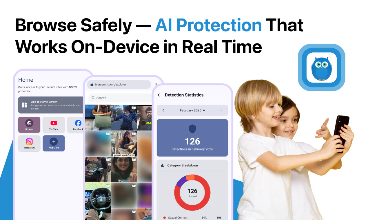 Browsely – Safe AI Browser for Kids 제품 배너