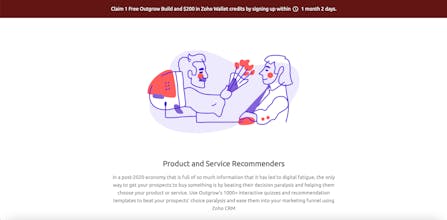 Outgrow and Zoho's Valentine's Match gallery image