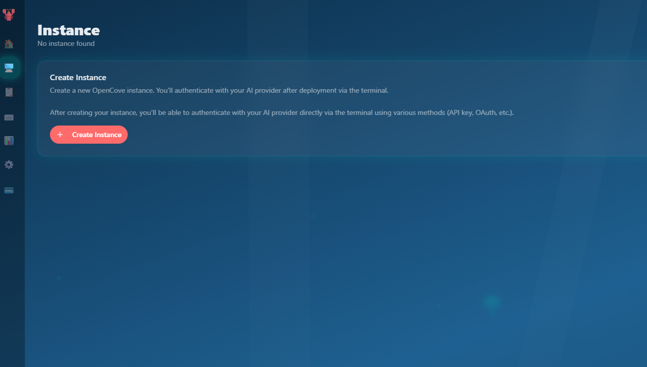 OpenCove - Main product screenshot demonstrating key features and user interface