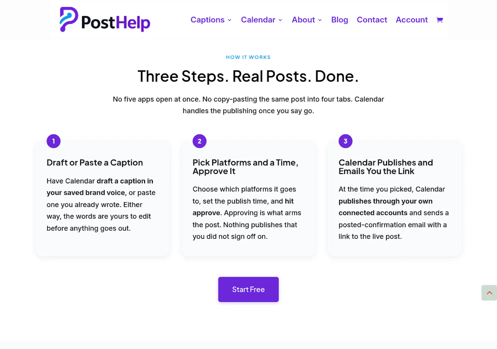 PostHelp Calendar screenshot 3