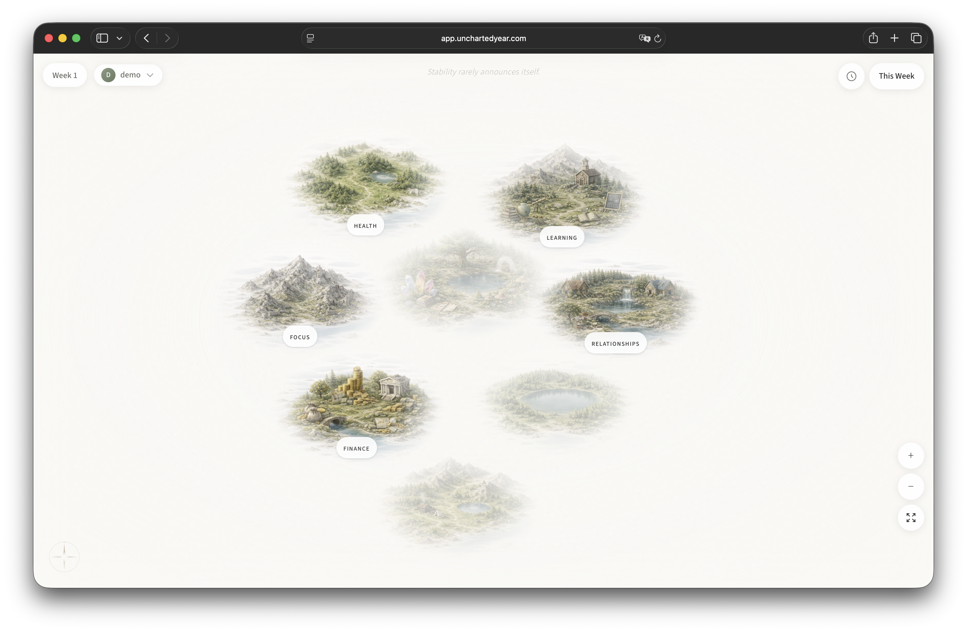 Uncharted Year - Living map of your life gallery image