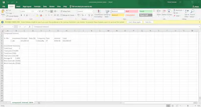 Compound Interest Calculator (Excel/PDF) gallery image