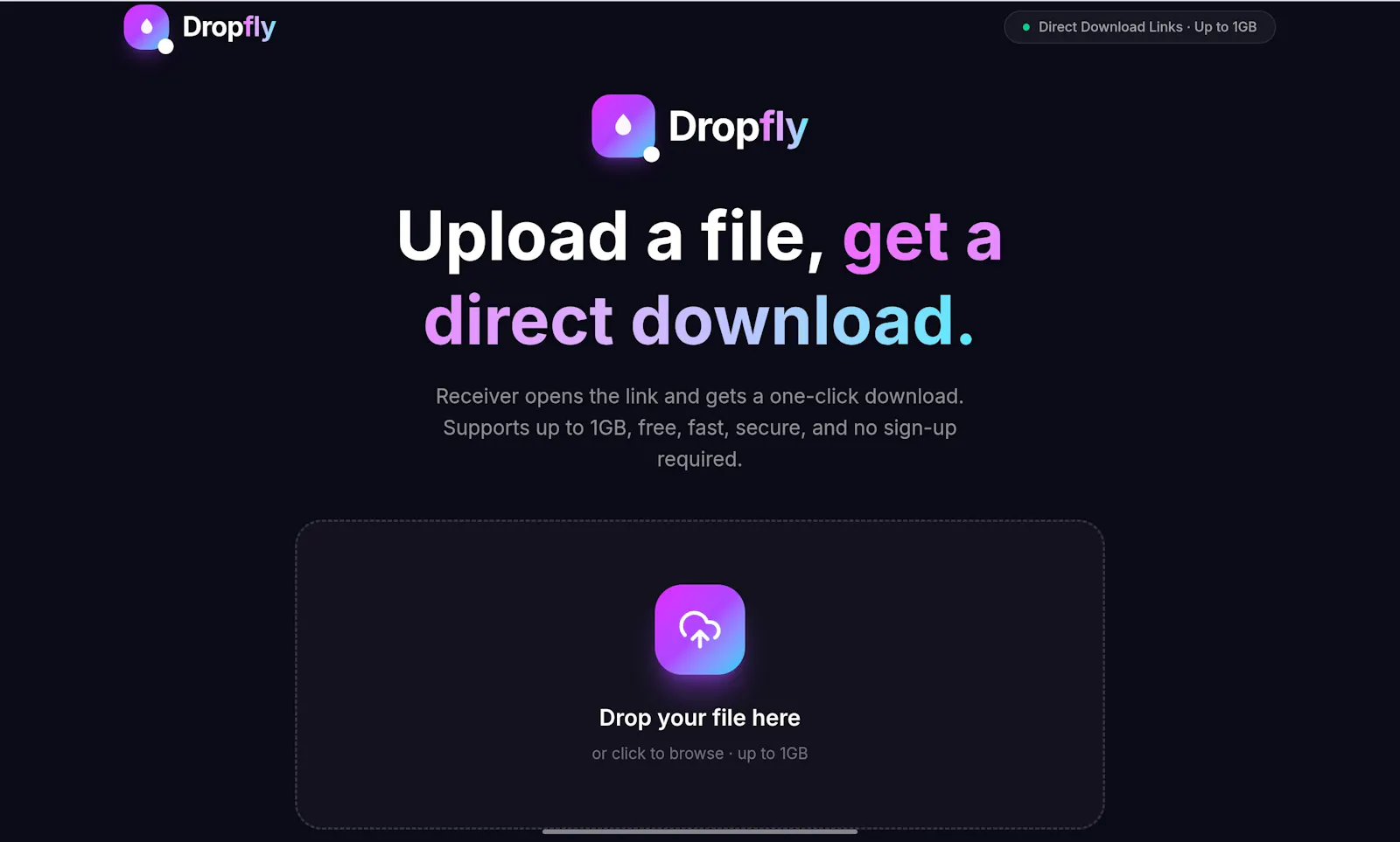 Dropfly screenshot 3